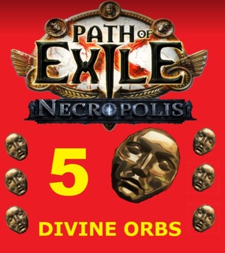 PATH OF EXILE POE NECROPOLIS 5PCS DIVINE ORB ORBS ORBY НОВАЯ ЛИГА POE