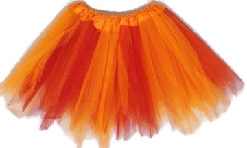 Оранжевая юбка-пачка из тюля на Хэллоуин 2-9 лет R30