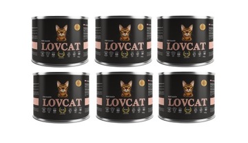 LOVCAT Pure Salmon-лосось 6x190 г Для кошек