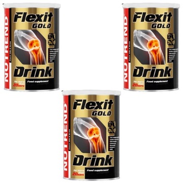 Nutrend FlexitGold Drink 3X400G MSM колаген WIT C