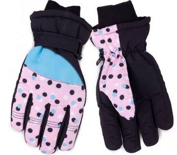 16 детские лыжные перчатки зима лыжи снег пять пальцев YOclub