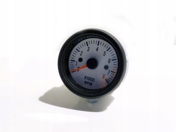 Індикатор годинник тахометр VDO look WHITE 52 мм