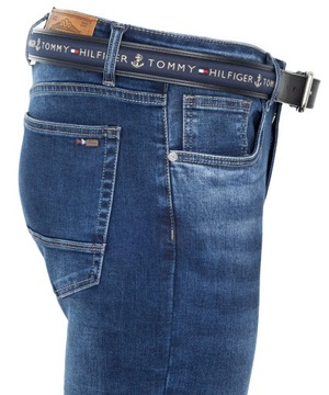 Брюки джинсы синие эластичные W34 L30