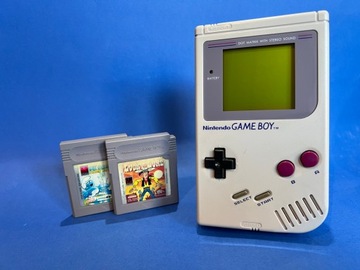 Консоль Nintendo Game Boy Classic + Lucky Luke + Smurfs