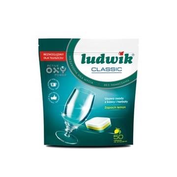 Ludwik Classic таблетки для посудомийної машини 50 шт doypack