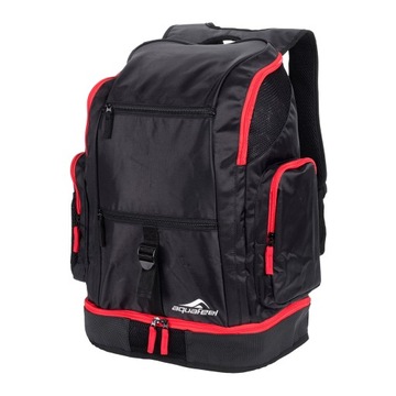 Плавальний рюкзак aquaFeel Rucksack 42 л Чорний / червоний 42 л