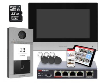 Відеодомофон IP WiFi домофон 7 Hikvision Touch