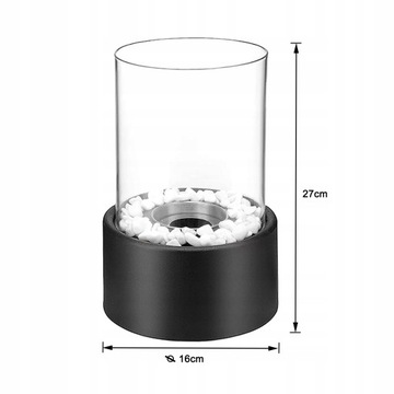 Біокамін окремо стоїть 2023) 16 x 27 x 27 см