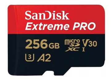 256GB SanDisk Micro SD карта Extreme Pro адаптер