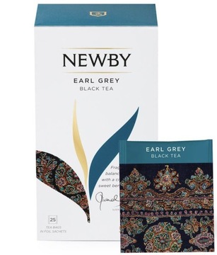 Черный чай Эрл Грей Ньюби чай экспресс 25s