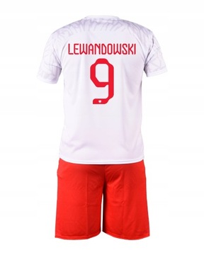 Футбольна форма Lewandowski Польща футболка + Шорти 164