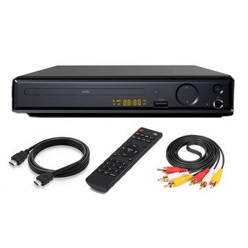 Odtwarzacz DVD 4K UHD HD z HDMI USB AV do TV