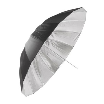 Серебряный зонт 150см глубокий зонт 16 рук