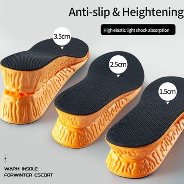 1.5-3.5 cm Invisible Height Increase Insoles