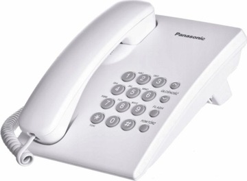Стаціонарний телефон Panasonic Kxts500pdw Білий