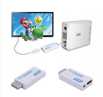 WII к HDMI ТВ адаптер конвертер 1080p