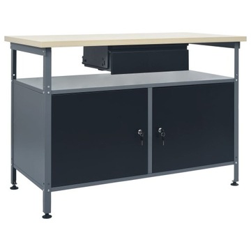 Lumarko рабочий стол, черный, 120 x 60 x 85 см, st