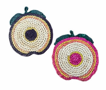 Яблочные салфетки плетеные украшения украшение кухни