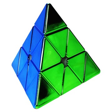 Набор кубиков 3x3x3 Metallic Pyraminx Cube 3x3 SPEED Cube головоломка Edu