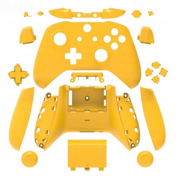 Корпус геймпада Xbox One S и X + кнопки [желтый]