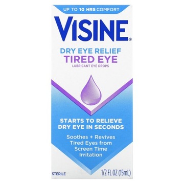 Очні краплі Visine Dry Eye Relief Lubricant