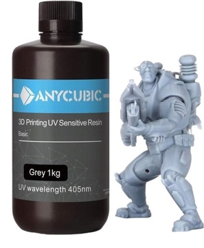 УФ-смола Anycubic Grey Серый Серый Серый 1 кг