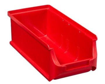 Червоний контейнер для зберігання 102x215x75 мм