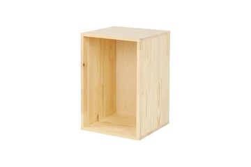 Деревянный шкаф коробки сырцовый RS6 /45x30x30cm/ естественный