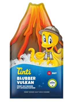 Tinti, добавка для детской ванны, Blubber Vulkan, 50 г