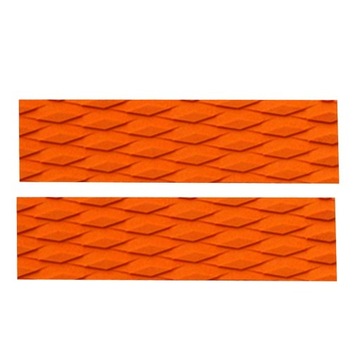 2 Pieces EVA Non Slip Skimboard Traction Orange