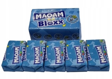 MAOAM BLOXX COOL BLUERASPBERRY РАСТВОРИМАЯ РЕЗИНА