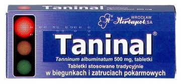 ТАНИНАЛ 500 мг лекарство от диареи и отравления 20 табл.