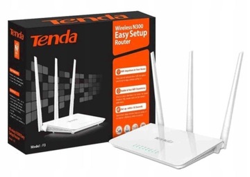 Wi-Fi роутер Tenda F3 3XANTENA 5dBi UPC VECTRA