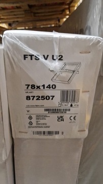 Мансардное окно FAKRO FTS-V U2 78x140 диффузор V22