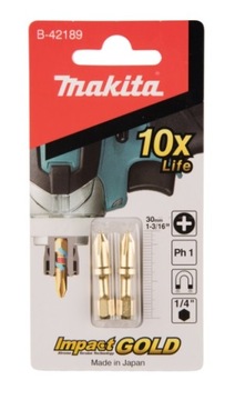 MAKITA B - 42189 торсионные ударные биты PH1 30 мм 2шт