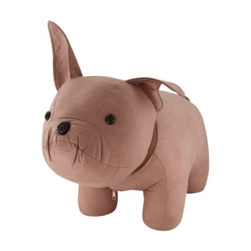 Пуф в форме собаки грязный розовый украшение для детей