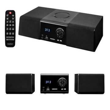 Міні вежа MEDION CD-R / RW / MP3 FM, DAB + Bluetooth 5.0, USB1 aux радіо музика