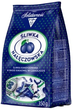 Цукерки Солідарність слива Наленчовская в шоколаді 350 г