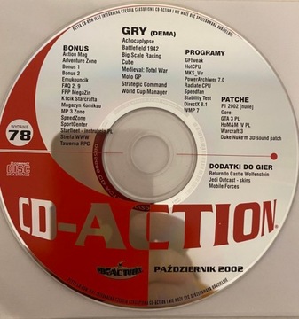Игра CD-Action выпуск 78 октябрь 2002 PC CD