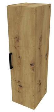 Шкаф для ванной комнаты с полками настенный столб 110 см дуб artisan