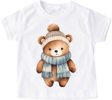 Дитяча футболка день плюшевого ведмедика візерунок тваринний9 roz 104