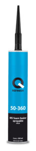 Спрей черный 290ML Q-Refinish