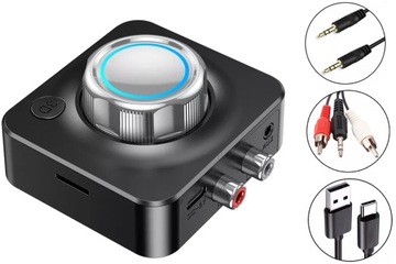 BLUETOOTH 5.0 AUX RCA CINCH JACK ПРИЕМНИК АДАПТЕР