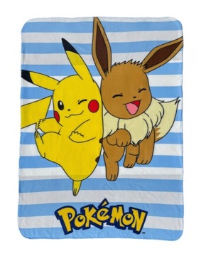 ФЛИСОВОЕ ОДЕЯЛО POKEMON 140X100 PIKACHU EEVEE ОДЕЯЛО