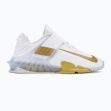 Nike savaleos взуття для важкої атлетики біло-злотий / 43