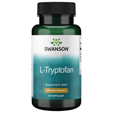 Swanson L-триптофан 500 мг хороший сон стресс 60 капс
