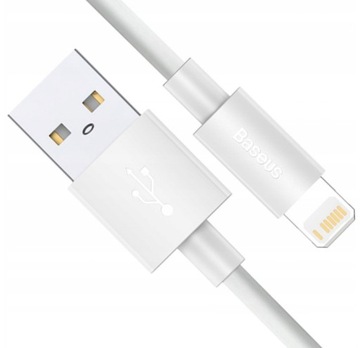 BASEUS мощный USB кабель для молнии iPhone IPAD шнур 2.4 A 1.5 M 2шт