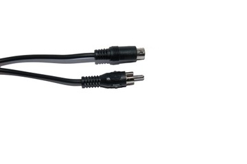 Разъем mini din 4 контакта SVHS кабель / RCA штекер, 10 м