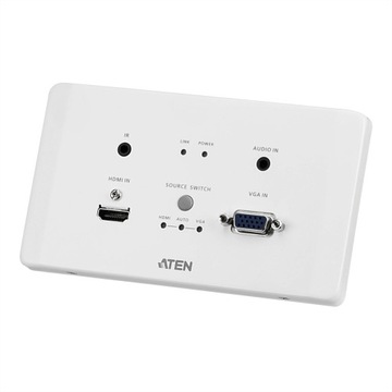 Атен Ve2812aeut передавач HDMI і VGA HDBaseT панель стіни ЄС