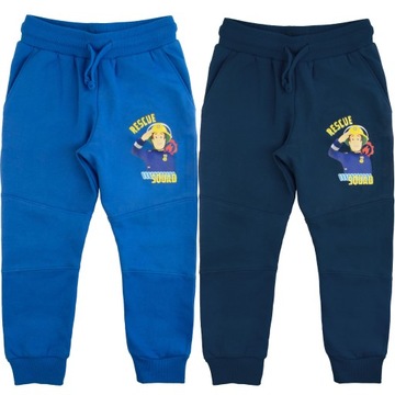 2 пары детских спортивных штанов с подкладкой темно-синий и синий 104